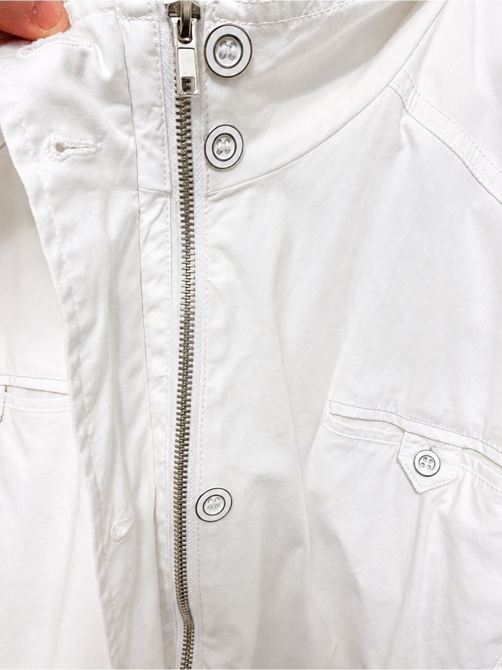 🚨 3 for $25 SALE 🚨 
Tribal White Utility Jacket with Drawstring Waist